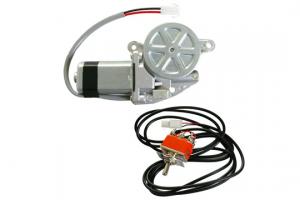 Electric exhaust cutout bypass motor