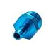 AN to Barbed Fitting Adaptor, -8 AN to 10mm Blue