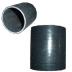 1.25" Silicone Straight Coupler, Black