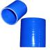 3.25" Silicone Straight Coupler, Blue